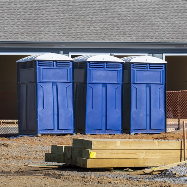 what is the expected delivery and pickup timeframe for the porta potties in Shamokin Pennsylvania